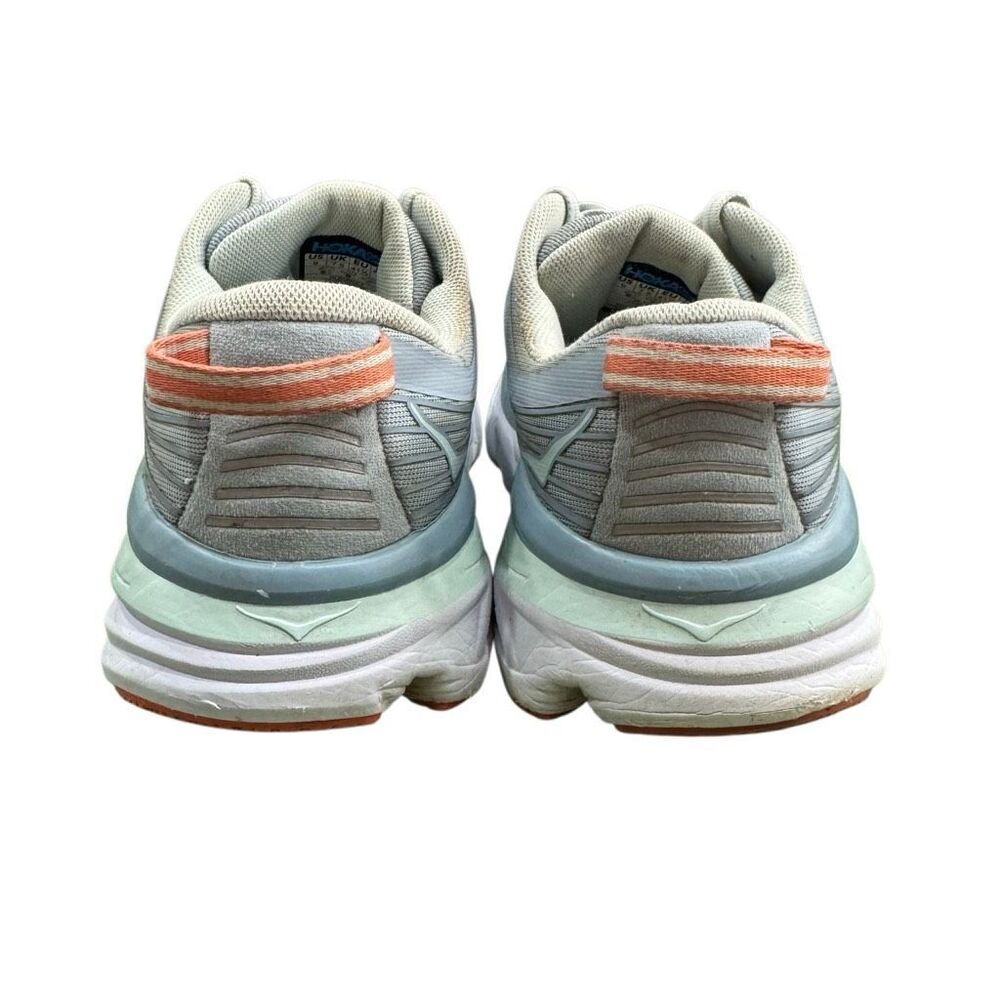 Hoka One One Bondi 7 Womens Size 9 Baby Blue Athletic Running Shoes Sneakers - Picture 6 of 8